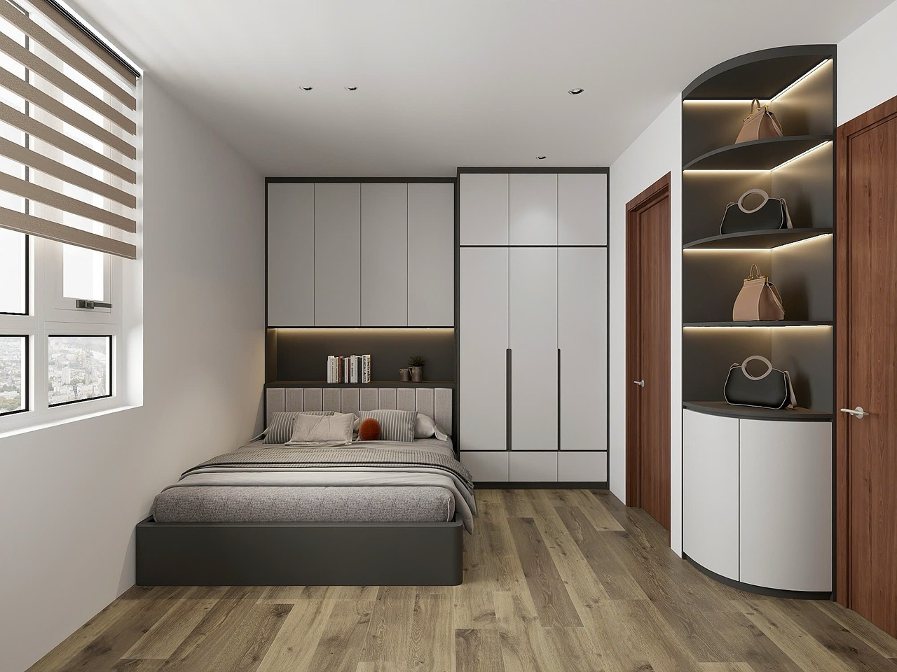 5 Mẫu Combo Nội Thất Giường Ngủ Tủ Quần Áo Hiện Đại Giá Xưởng